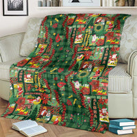 Mele Kalikimaka Pakalana Pikake Lei Blanket Hawaiian Rodeo Paniolo Ulaula Palaka LT9 - Polynesian Pride