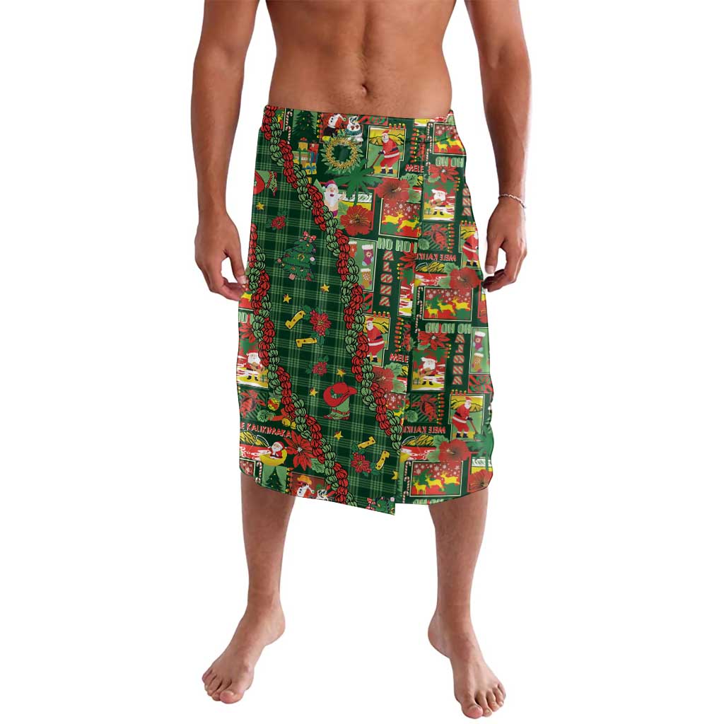 Mele Kalikimaka Pakalana Pikake Lei Lavalava Hawaiian Rodeo Paniolo Ulaula Palaka LT9 Red - Polynesian Pride