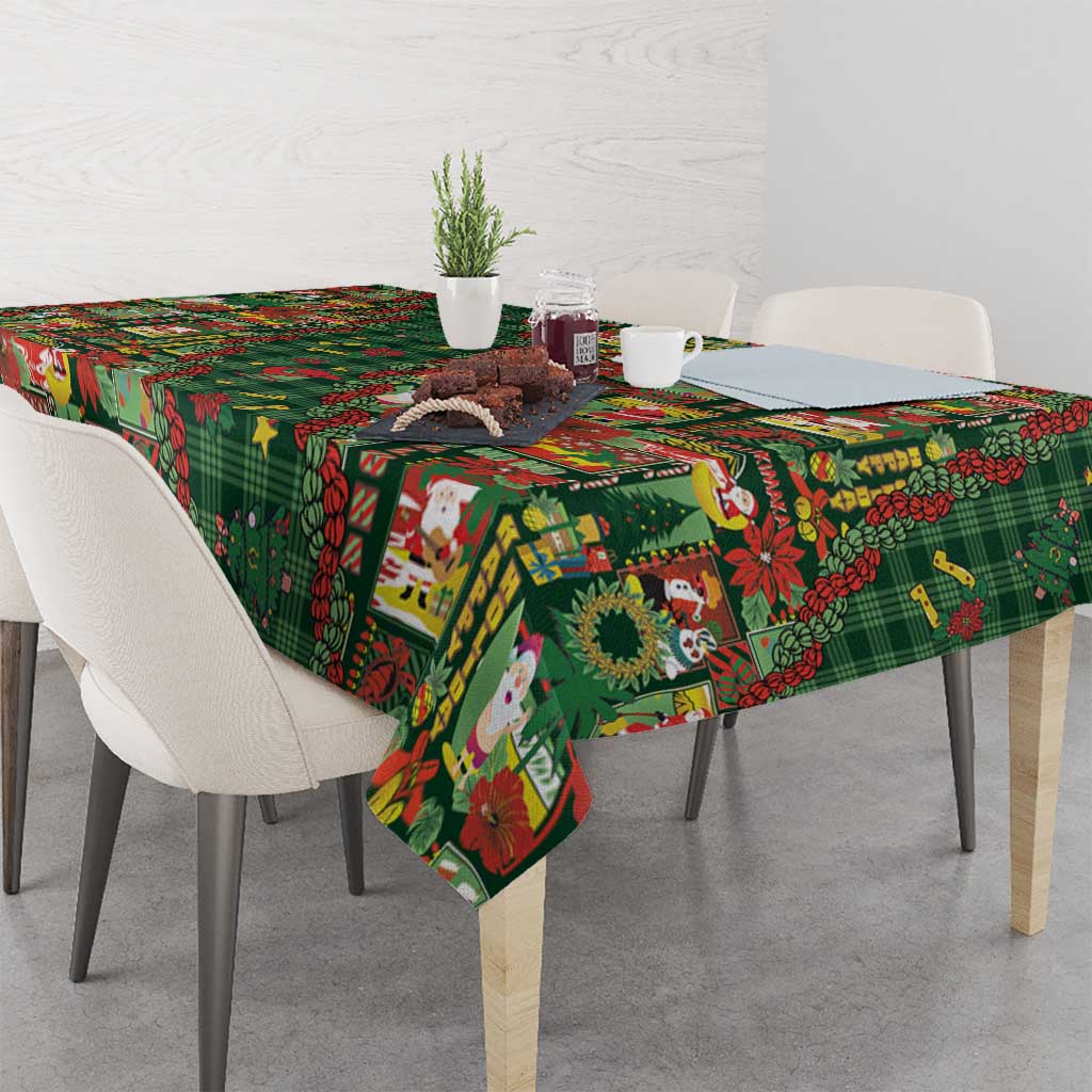 Mele Kalikimaka Pakalana Pikake Lei Tablecloth Hawaiian Rodeo Paniolo Ulaula Palaka LT9 - Polynesian Pride