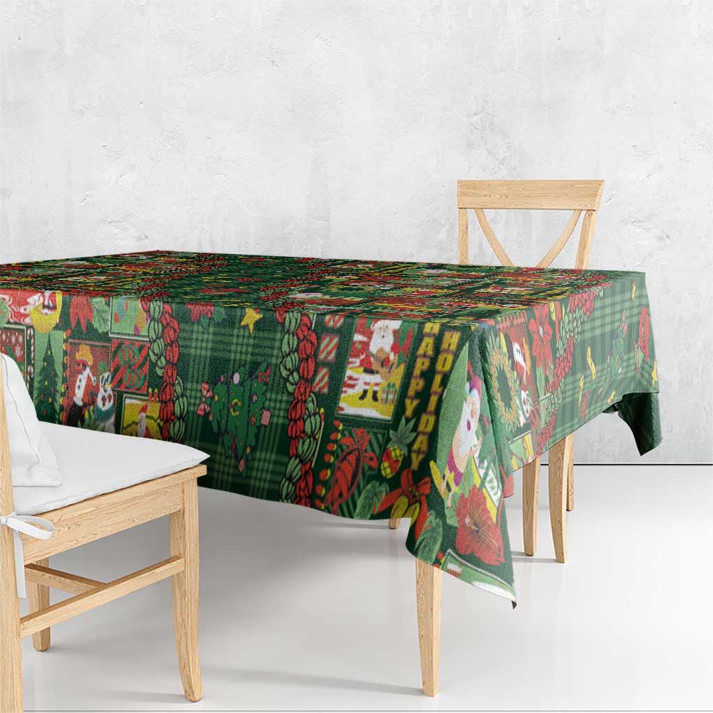 Mele Kalikimaka Pakalana Pikake Lei Tablecloth Hawaiian Rodeo Paniolo Ulaula Palaka LT9 - Polynesian Pride