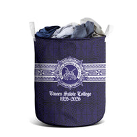 Tonga Queen Salote College 100 years Laundry Basket QSC 1926-2026 Tongan Pattern LT9 - Polynesian Pride