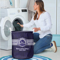 Tonga Queen Salote College 100 years Laundry Basket QSC 1926-2026 Tongan Pattern LT9 - Polynesian Pride