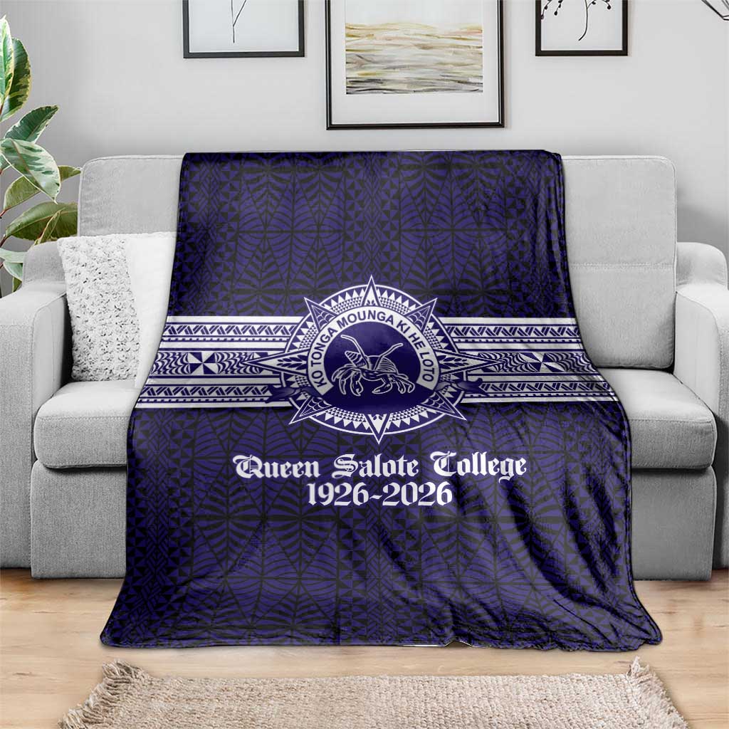 Tonga Queen Salote College 100 years Blanket QSC 1926-2026 Tongan Pattern LT9 - Polynesian Pride