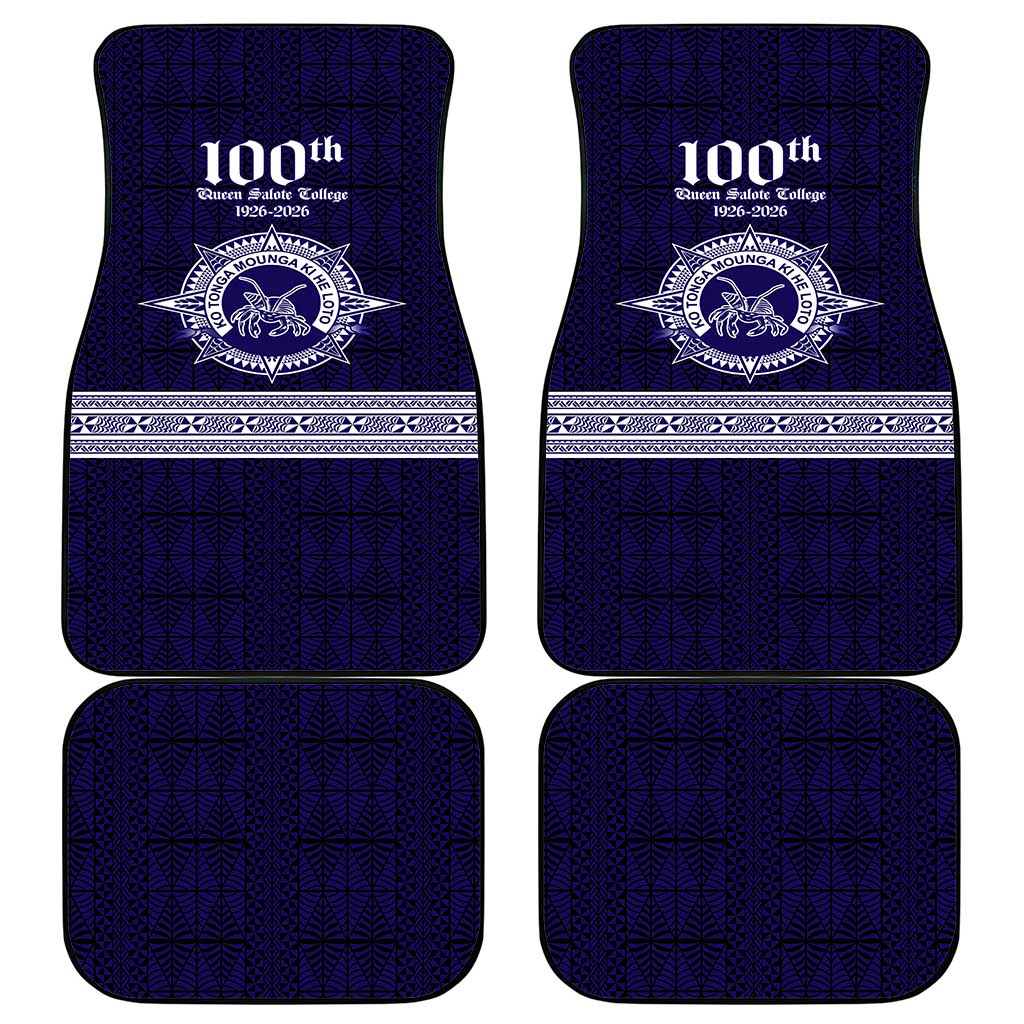 Tonga Queen Salote College 100 years Car Mats QSC 1926-2026 Tongan Pattern LT9 - Polynesian Pride
