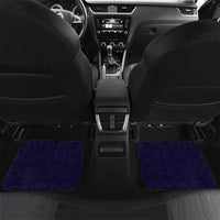 Tonga Queen Salote College 100 years Car Mats QSC 1926-2026 Tongan Pattern LT9 Set 2pcs - Back Blue - Polynesian Pride