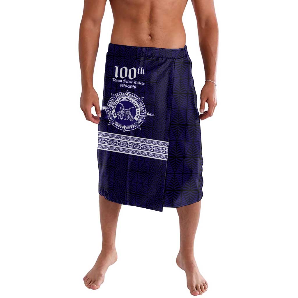 Tonga Queen Salote College 100 years Lavalava QSC 1926-2026 Tongan Pattern LT9 Blue - Polynesian Pride