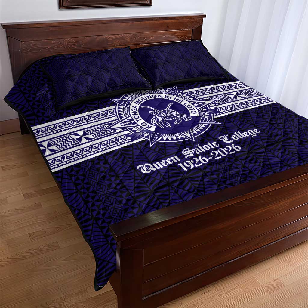 Tonga Queen Salote College 100 years Quilt Bed Set QSC 1926-2026 Tongan Pattern LT9 - Polynesian Pride