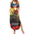 Kangaroo-Kiwi Soldier ANZAC Personalised Summer Maxi Dress Golden Wattle and Pohutukawa Flowers