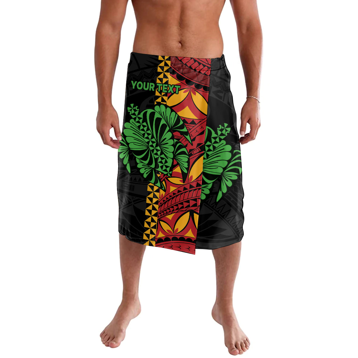 Personalised Tonga Emancipation Day Lavalava Puleanga Fakatui O Since 1970 LT9 Red - Polynesian Pride