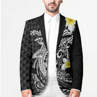 Aloha Hammerhead Shark Blazer Black Hawaiian Kakau Tribal Tattoo LT9 - Polynesian Pride