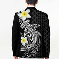 Aloha Hammerhead Shark Blazer Black Hawaiian Kakau Tribal Tattoo LT9 - Polynesian Pride