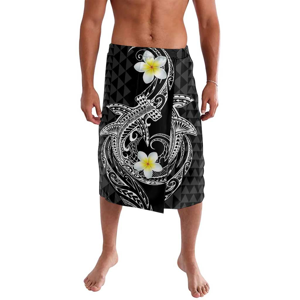 Aloha Hammerhead Shark Lavalava Black Hawaiian Kakau Tribal Tattoo LT9 Black - Polynesian Pride