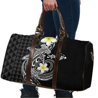 Aloha Hammerhead Shark Travel Bag Black Hawaiian Kakau Tribal Tattoo LT9 - Polynesian Pride