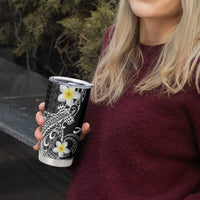 Aloha Hammerhead Shark Tumbler Cup Black Hawaiian Kakau Tribal Tattoo LT9 - Polynesian Pride