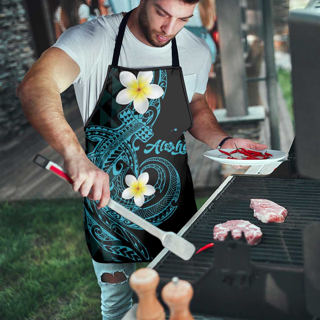 Aloha Hammerhead Shark Apron Calypso Hawaiian Kakau Tribal Tattoo LT9 - Polynesian Pride
