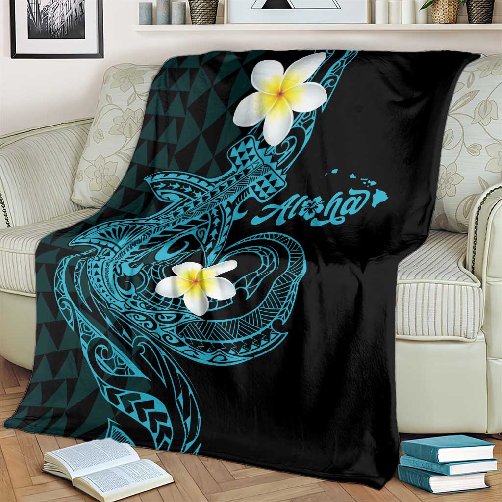 Aloha Hammerhead Shark Blanket Calypso Hawaiian Kakau Tribal Tattoo LT9 - Polynesian Pride
