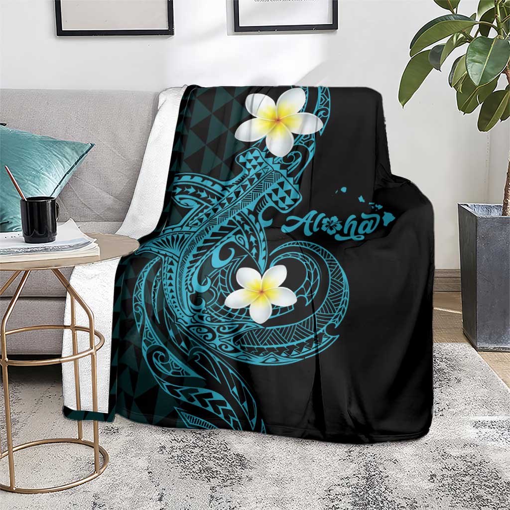 Aloha Hammerhead Shark Blanket Calypso Hawaiian Kakau Tribal Tattoo LT9 - Polynesian Pride
