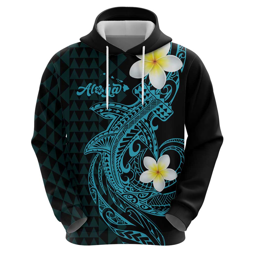Aloha Hammerhead Shark Hoodie Calypso Hawaiian Kakau Tribal Tattoo LT9 - Polynesian Pride