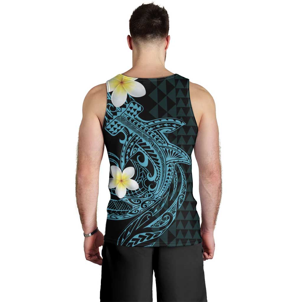 Aloha Hammerhead Shark Men Tank Top Calypso Hawaiian Kakau Tribal Tattoo LT9 - Polynesian Pride