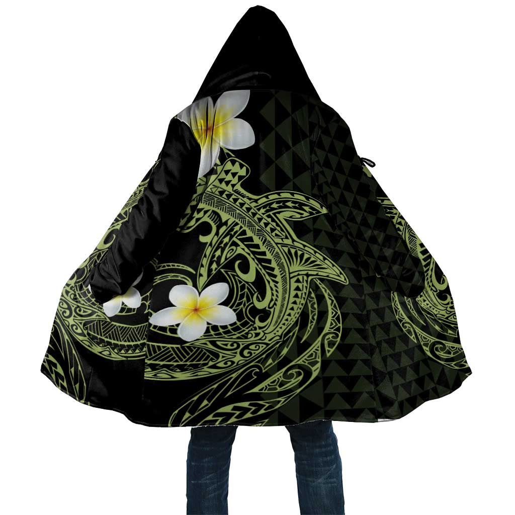Aloha Hammerhead Shark Cloak Lime Rickey Hawaiian Kakau Tribal Tattoo LT9 Unisex Lime - Polynesian Pride