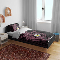 Aloha Hammerhead Shark Bedding Set Vivacious Pink Hawaiian Kakau Tribal Tattoo LT9 - Polynesian Pride