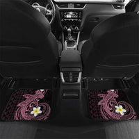 Aloha Hammerhead Shark Car Mats Vivacious Pink Hawaiian Kakau Tribal Tattoo LT9 Set 2pcs - Back Pink - Polynesian Pride