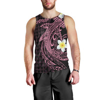Aloha Hammerhead Shark Men Tank Top Vivacious Pink Hawaiian Kakau Tribal Tattoo LT9 - Polynesian Pride