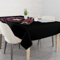 Aloha Hammerhead Shark Tablecloth Vivacious Pink Hawaiian Kakau Tribal Tattoo LT9 - Polynesian Pride