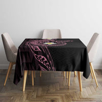 Aloha Hammerhead Shark Tablecloth Vivacious Pink Hawaiian Kakau Tribal Tattoo LT9 - Polynesian Pride