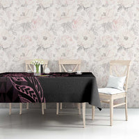 Aloha Hammerhead Shark Tablecloth Vivacious Pink Hawaiian Kakau Tribal Tattoo LT9 - Polynesian Pride