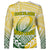 The Kuki's Cook Islands Rugby Long Sleeve Shirt Be Unique Vibe White LT9 - Polynesian Pride