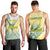 The Kuki's Cook Islands Rugby Men Tank Top Be Unique Vibe White LT9 - Polynesian Pride