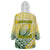 The Kuki's Cook Islands Rugby Wearable Blanket Hoodie Be Unique Vibe White LT9 - Polynesian Pride