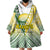 The Kuki's Cook Islands Rugby Wearable Blanket Hoodie Be Unique Vibe White LT9 - Polynesian Pride