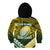 The Kuki's Cook Islands Rugby Kid Hoodie Be Unique Vibe Black LT9 Zip Hoodie Black - Polynesian Pride