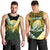 The Kuki's Cook Islands Rugby Men Tank Top Be Unique Vibe Black LT9 - Polynesian Pride