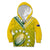 The Kuki's Cook Islands Rugby Kid Hoodie Be Unique Vibe Yellow LT9 - Polynesian Pride