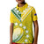 The Kuki's Cook Islands Rugby Kid Polo Shirt Be Unique Vibe Yellow LT9 Kid Yellow - Polynesian Pride