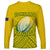 The Kuki's Cook Islands Rugby Long Sleeve Shirt Be Unique Vibe Yellow LT9 - Polynesian Pride