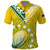 The Kukis Cook Islands Rugby Polo Shirt Be Unique Vibe Yellow LT9 Yellow - Polynesian Pride