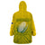 The Kuki's Cook Islands Rugby Wearable Blanket Hoodie Be Unique Vibe Yellow LT9 - Polynesian Pride