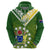 The Kukis Cook Islands Rugby Hoodie Be Unique Vibe Green LT9 - Polynesian Pride