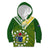 The Kuki's Cook Islands Rugby Kid Hoodie Be Unique Vibe Green LT9 Hoodie Green - Polynesian Pride