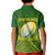 The Kuki's Cook Islands Rugby Kid Polo Shirt Be Unique Vibe Green LT9 - Polynesian Pride