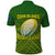 The Kukis Cook Islands Rugby Polo Shirt Be Unique Vibe Green LT9 - Polynesian Pride