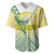 (Custom Text And Number) The Kuki's Cook Islands Rugby Baseball Jersey Be Unique Vibe White LT9 - Polynesian Pride