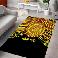 Personalised Tonga Ha apai High School Area Rug Ngatu Fonulei Pattern LT9 - Polynesian Pride