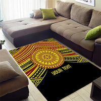Personalised Tonga Ha apai High School Area Rug Ngatu Fonulei Pattern LT9 - Polynesian Pride
