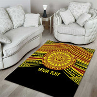 Personalised Tonga Ha apai High School Area Rug Ngatu Fonulei Pattern LT9 - Polynesian Pride