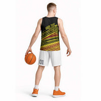 Personalised Tonga Ha apai High School Basketball Jersey Ngatu Fonulei Pattern LT9 - Polynesian Pride